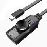 Orico GS3 USB Harici Ses Kartı Çift Kulaklık Girişli Ses Kontrol Pubg Lol Destekli